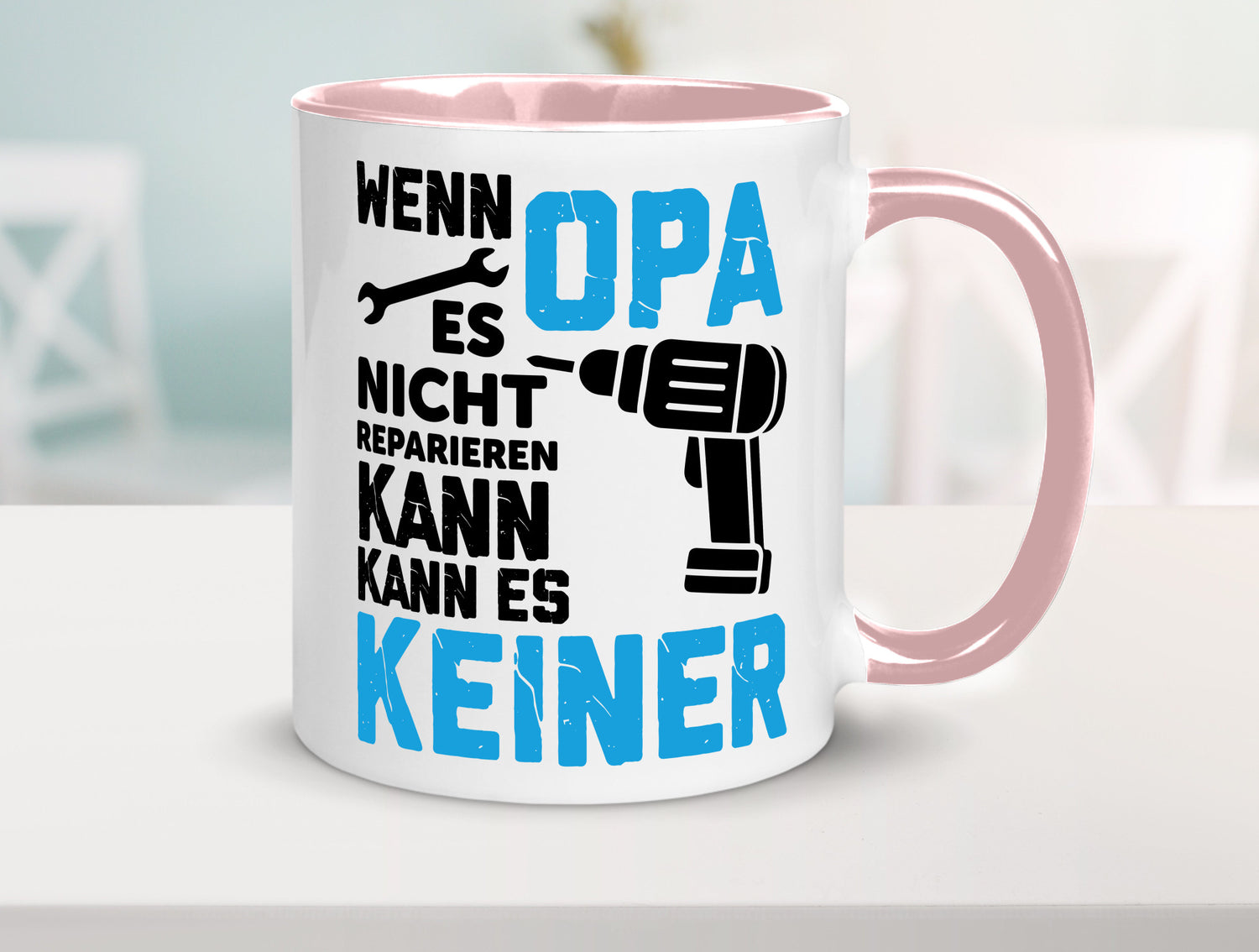 Wenn opa es nicht Reparieren kann | für alles Geschenkidee Familie Humor Tasse