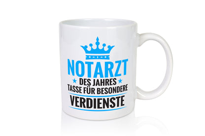 Besonderer Verdienst: Notarzt | Arzt Geschenk Humor Geschenkidee lustiger