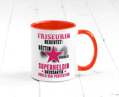 Bedeutung von Friseurin | Friseuse Frisörin lustiger Spruch Geschenk Humor