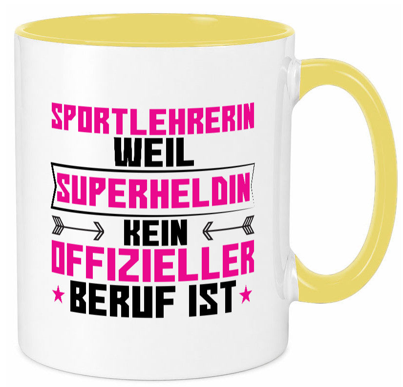 Superheldin Sportlehrerin | Lehrer Sport lustig Humor Geschenkidee Geschenk