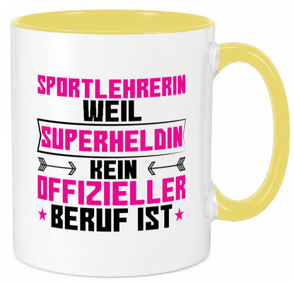 Superheldin Sportlehrerin | Lehrer Sport lustig Humor Geschenkidee Geschenk