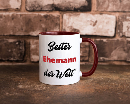 Bester Ehemann der Welt | Ehepaar Geschenkidee Humor Tasse