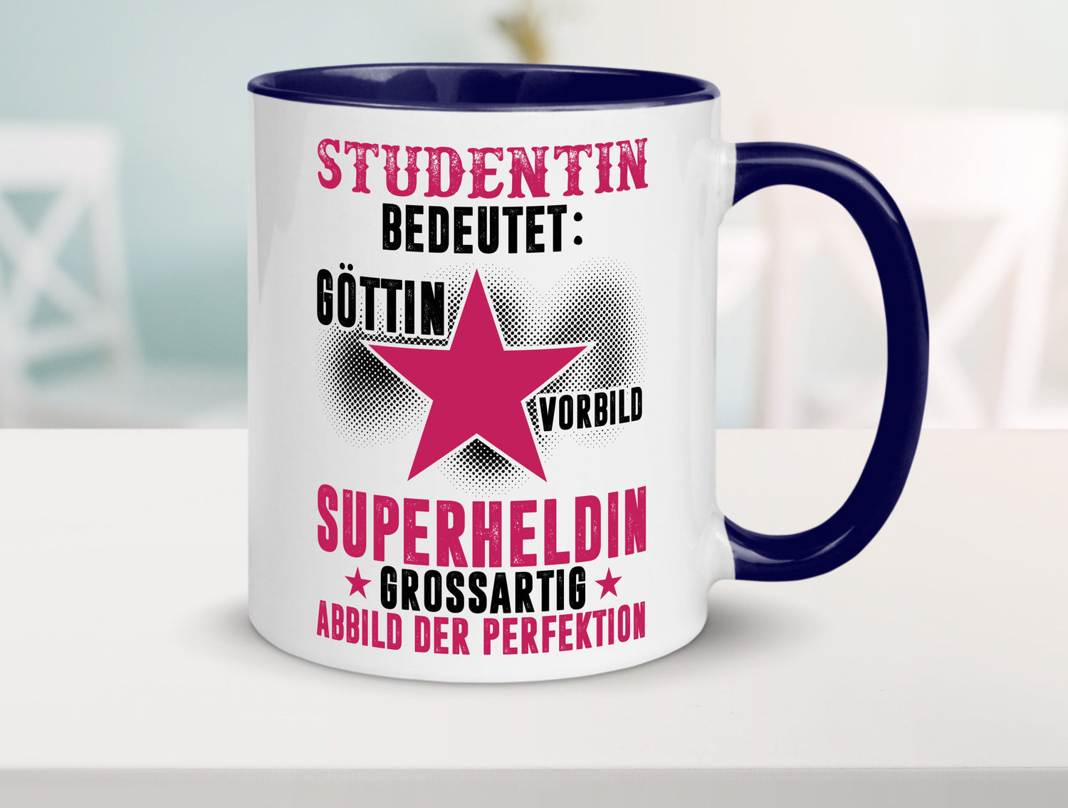 Bedeutung von Studentin | Uni Studium Universität Geschenkidee Humor Tasse
