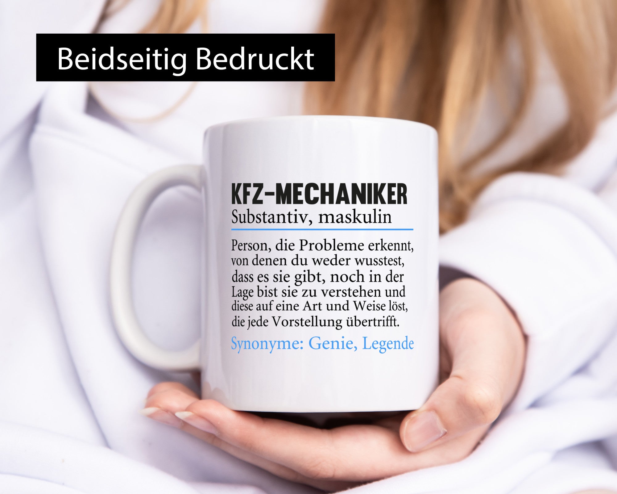 KFZ-Mechaniker | Spruch Werkstatt Mechaniker lustig Humor Geschenkidee Geschenk