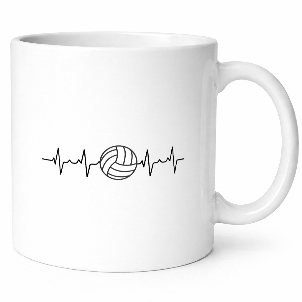 Volleyball Herzschlag | Motiv Sport Ballsport Team lustiger Spruch Geschenk