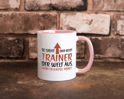 So sieht Bester Trainer der Welt aus | Kaffee Humor Geschenkidee Tasse