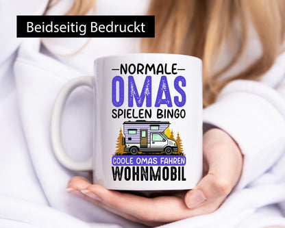 Coole Omas fahren Wohnmobil | Bingo Großmutter Humor Familie Geschenkidee Tasse