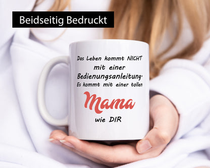 Das leben kommt nicht | Beste Mama Bedinungsanleitung Geschenk Familie