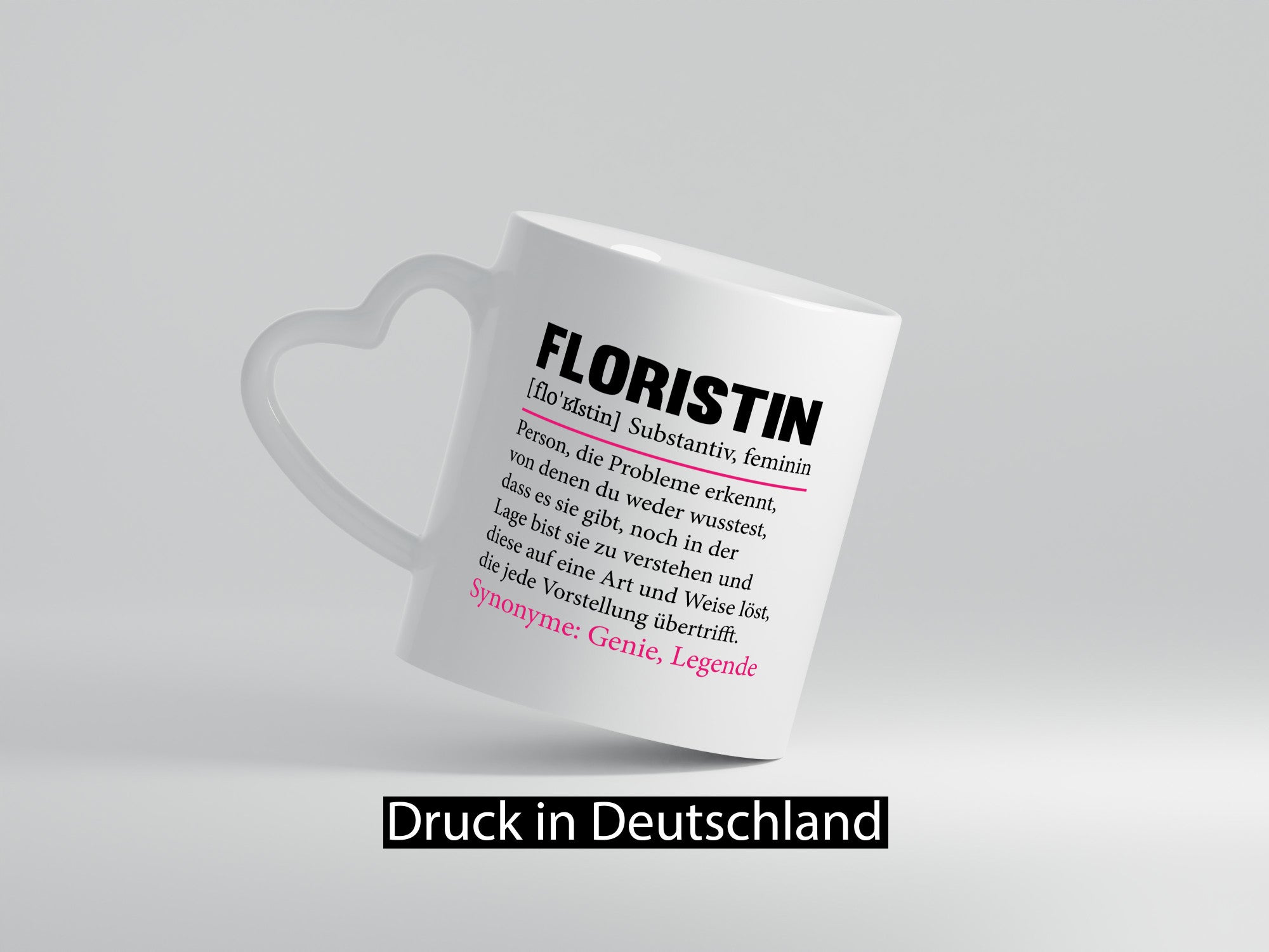Floristin | Spruch Blumen Verkäuferin lustig Humor Geschenkidee Tasse