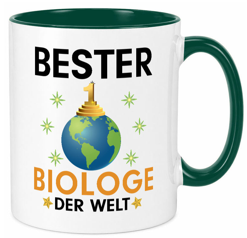 Welt Bester Biologe | Biologie Naturforscher Geschenkidee Humor Tasse