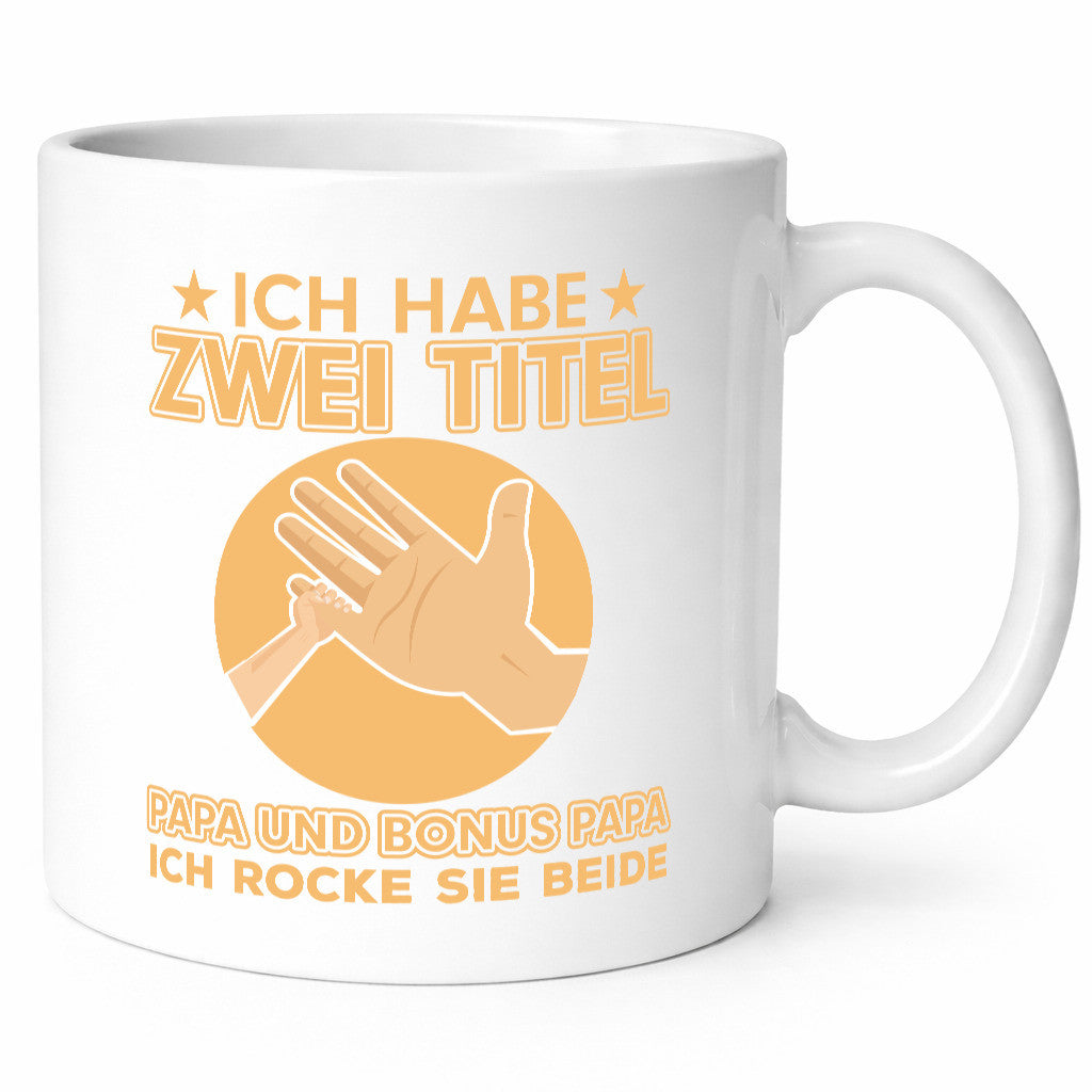 Papa und Bonus | Vatertag Tasse Stiefvater Geschenk Familie Geschenkidee