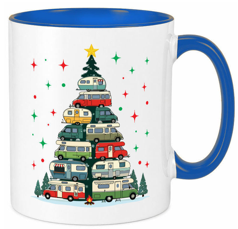 Camper | Camping Weihnachten Fahrzeuge Baumlichter v2 lustig Humor Geschenkidee