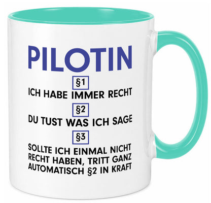 Ich habe immer Recht Pilotin | Definition Piloten v2 lustiger Spruch Geschenk