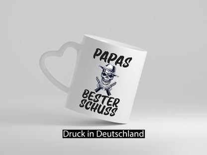 Papas bester schuss | Vatertag Papa der Welt Humor Familie Geschenkidee Tasse