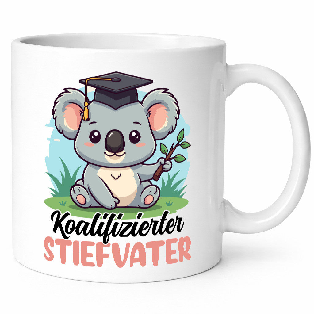 Koalifizierter Stiefvater | Stiefsohn Bester Humor Familie Geschenkidee Tasse