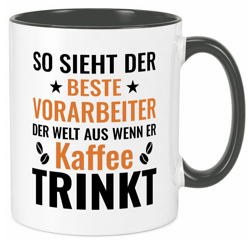 Kaffee trinkt: Vorarbeiter | Kollege Teamleiter Geschenk Arbeit Kollegen Büro