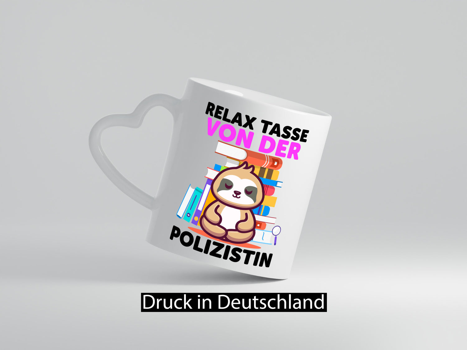 Relax Tasse: Polizistin | Beruf Polizei lustiger Spruch Geschenk Arbeit