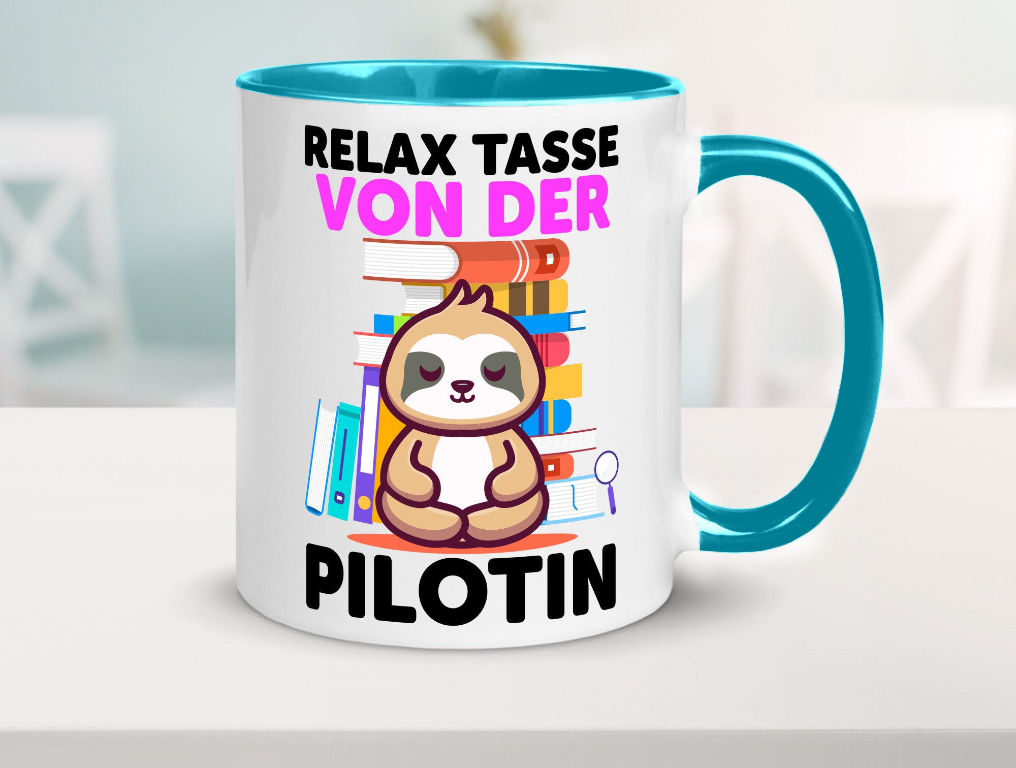 Relax Tasse: Pilotin | Definition Piloten lustiger Spruch Geschenk Humor