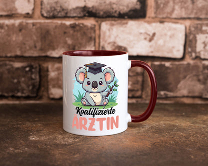 Koalifizierte Ärztin | Medizin Doktorin Fachärztin Geschenkidee Humor Tasse