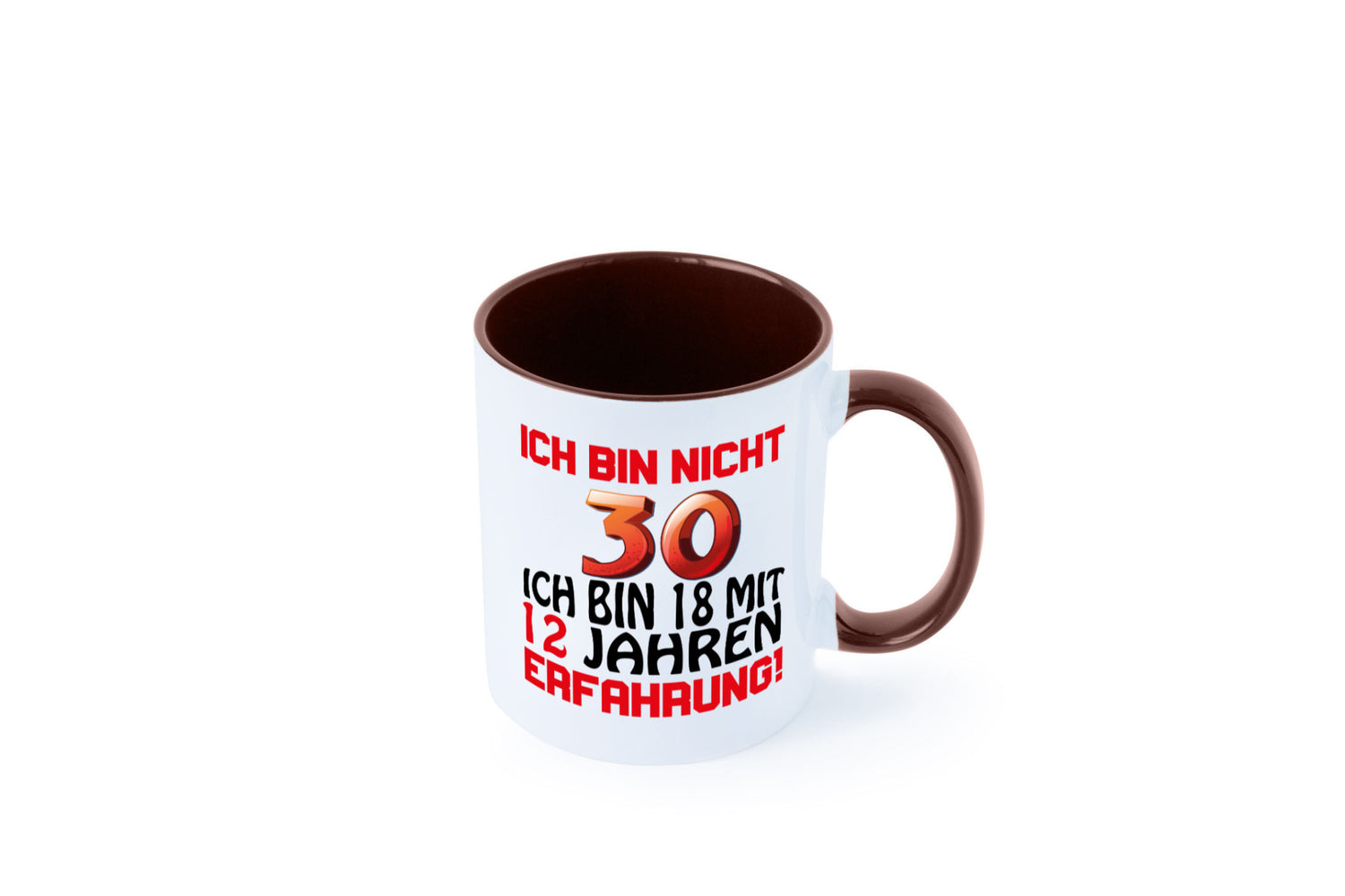 Ich bin nicht 30. lustiger Spruch Geschenk Humor Geschenkidee Tasse