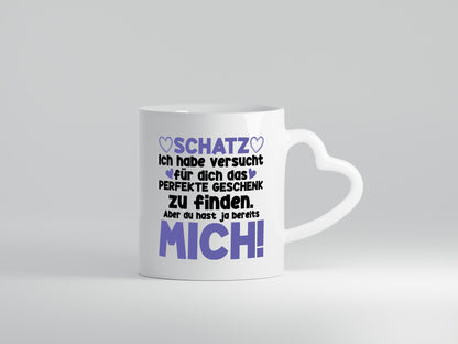 Schatz | Liebe Valentinstag Freund Freundin Herz Geschenkidee Humor Tasse