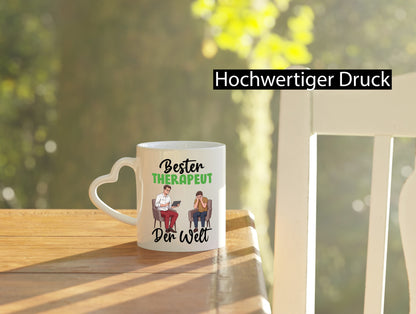 Bester Therapeut | Psychotherapie Therapie v2 Humor Geschenkidee Tasse