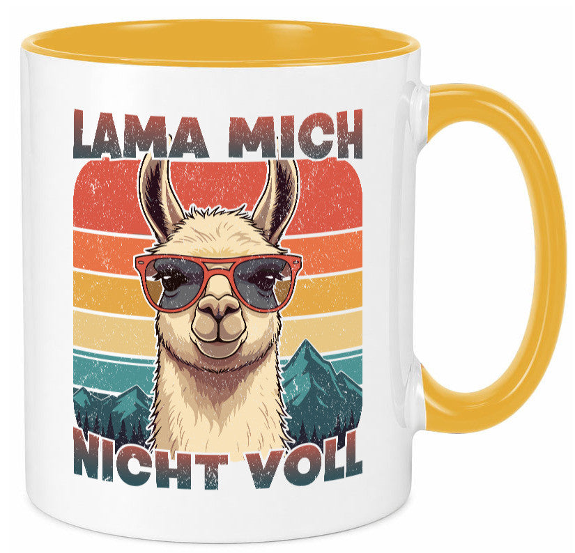 Lama mich nicht voll | Alpaka Kamel Retro lustig Humor Geschenkidee Geschenk