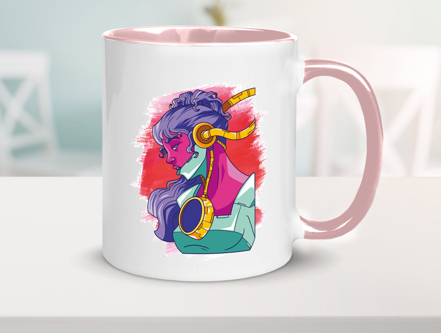 Zeichnung | Kunst Tasse Frauen Motiv cooles Design Humor Geschenkidee