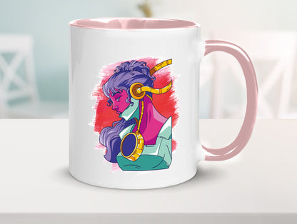 Zeichnung | Kunst Tasse Frauen Motiv cooles Design Humor Geschenkidee