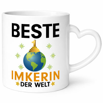 Welt Beste Imkerin | Imkerei lustiger Spruch Geschenk Humor Geschenkidee Tasse