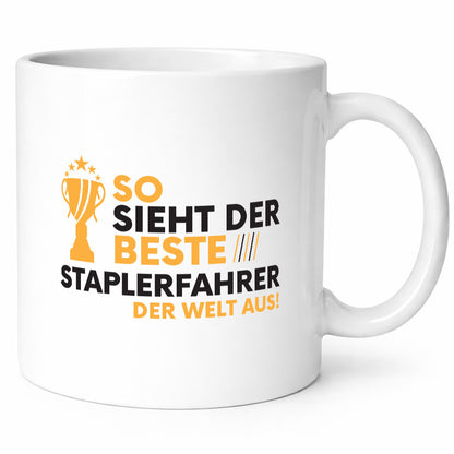 Der Weltbeste Staplerfahrer | Gabelstapler Fahrer Humor Geschenkidee Tasse