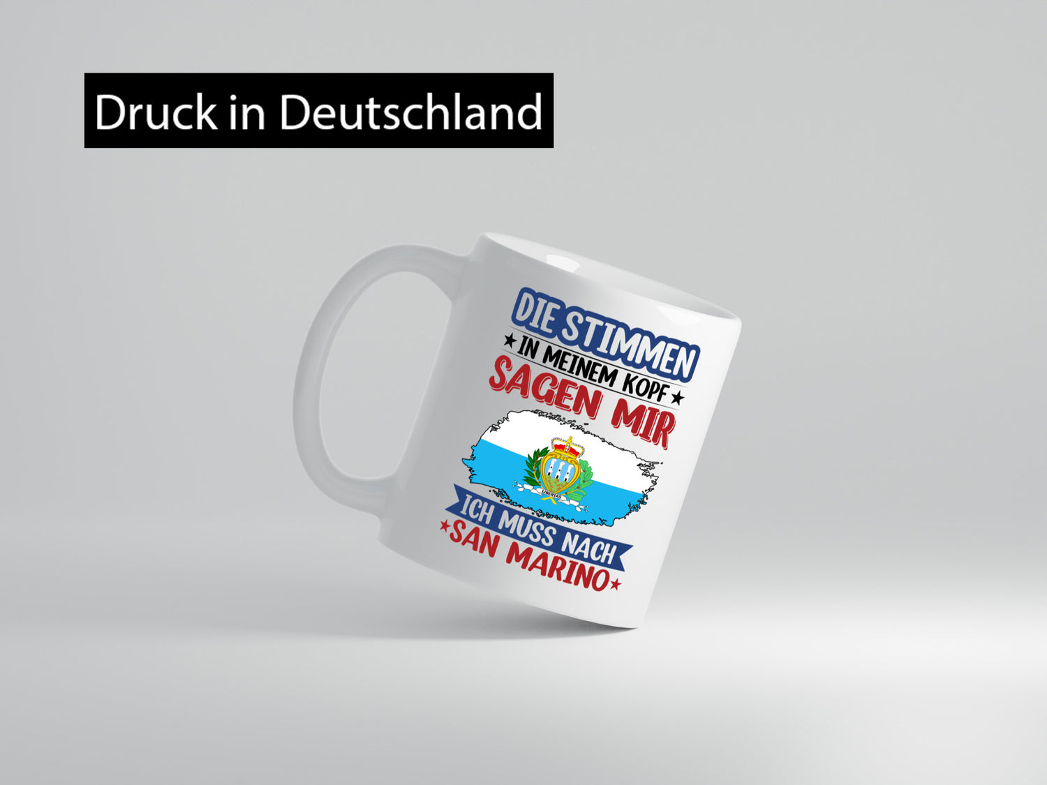 San Marino | Urlaub Stimmen in meinem Kopf Traumland v2 lustiger Spruch
