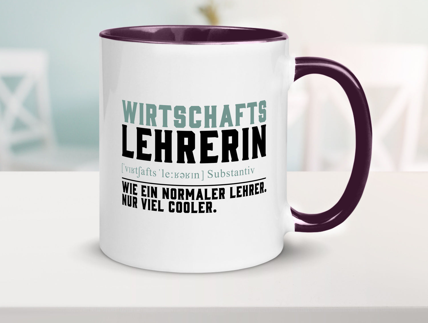 Wirtschaftslehrerin | Unterricht Lieblingslehrerin lustig Humor Geschenkidee