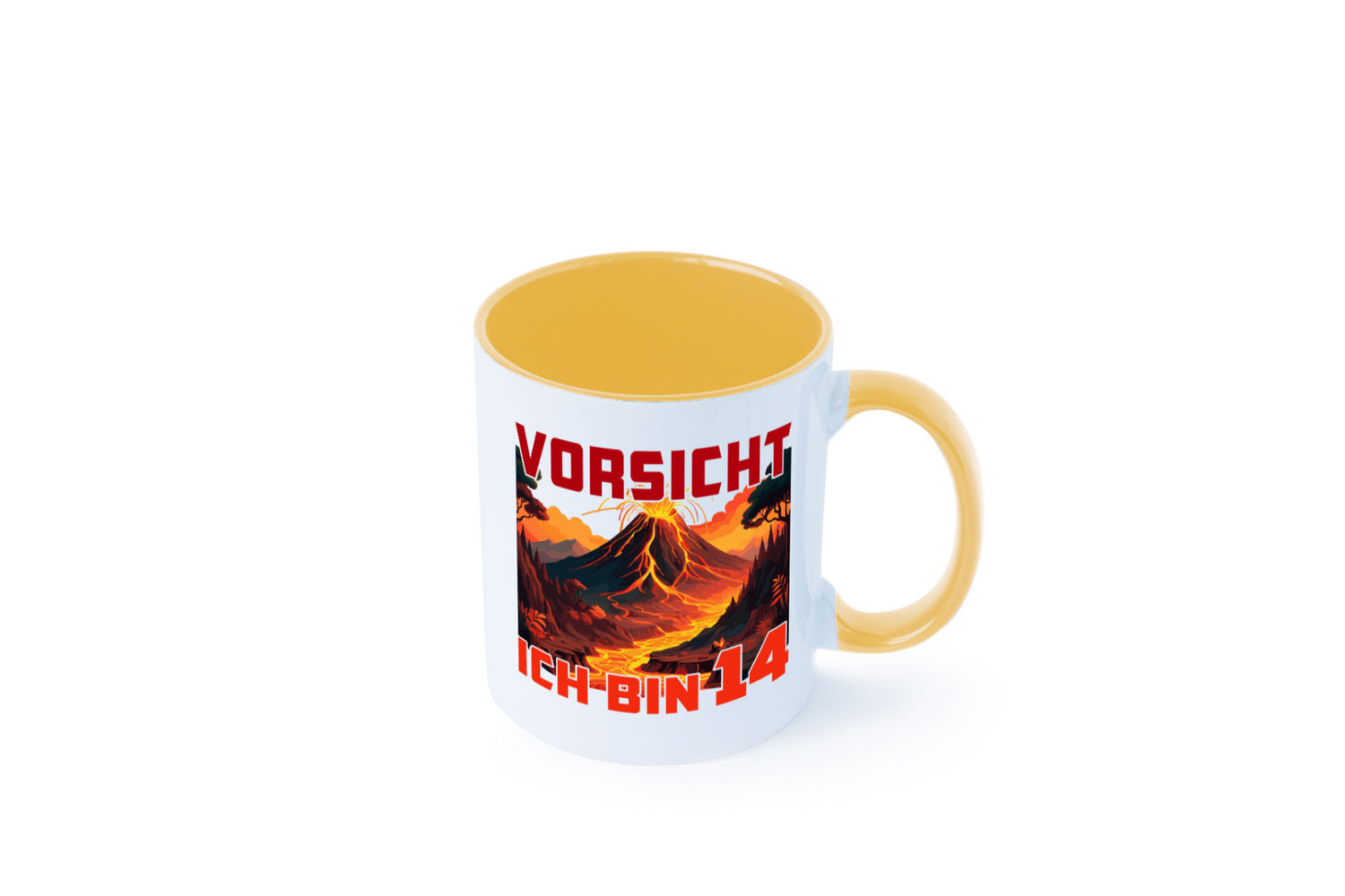 14. Geburtstag | 14 Jahre Vulkanausbruch Vulkan Geschenkidee Humor Tasse