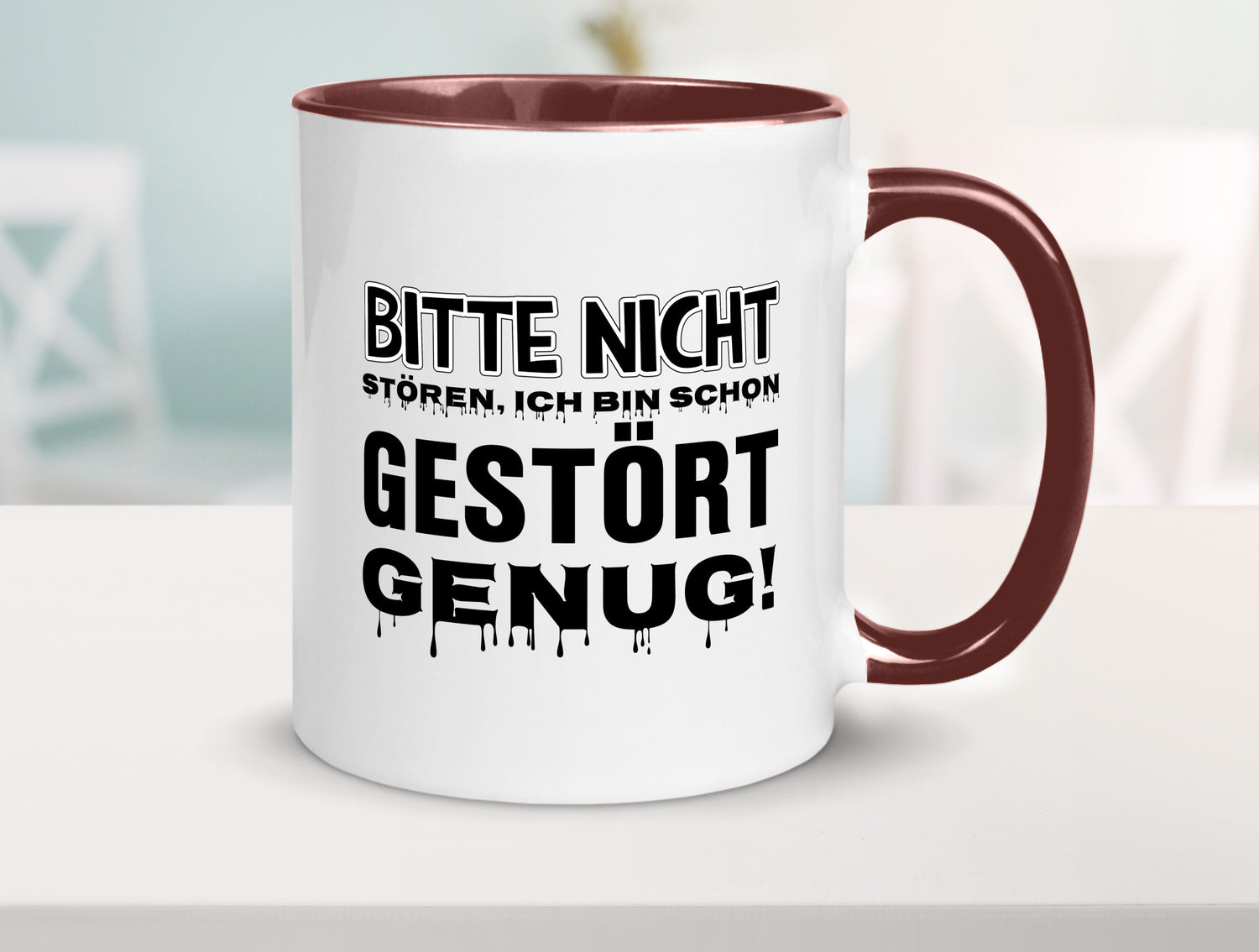 Ich bin schon gestört lustiger Spruch Geschenk Humor Geschenkidee Tasse