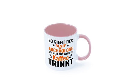Kaffee trinkt: Archäologe | Archäologie Forscher lustig Humor Geschenkidee
