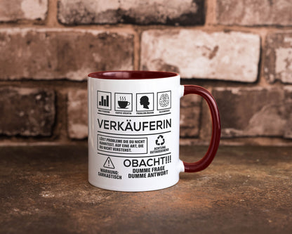 Achtung Probleme Verkäuferin| Kollegin | Verkaufsjob lustig Arbeit Kollegen