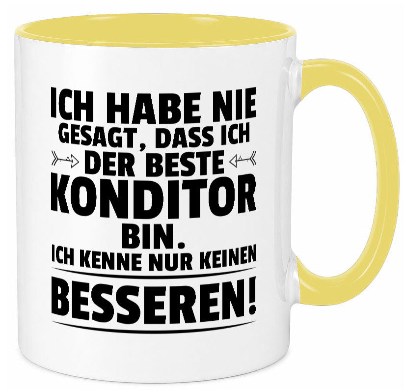 Der Beste Konditor | Konditorei Geschenkidee Humor Tasse