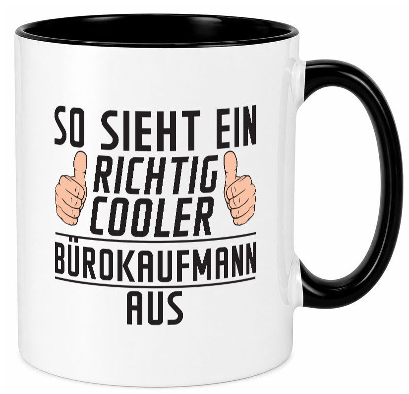 Richtig Cooler Bürokaufmann | Kaufmann Geschenkidee Arbeit Kollegen Büro Humor Tasse