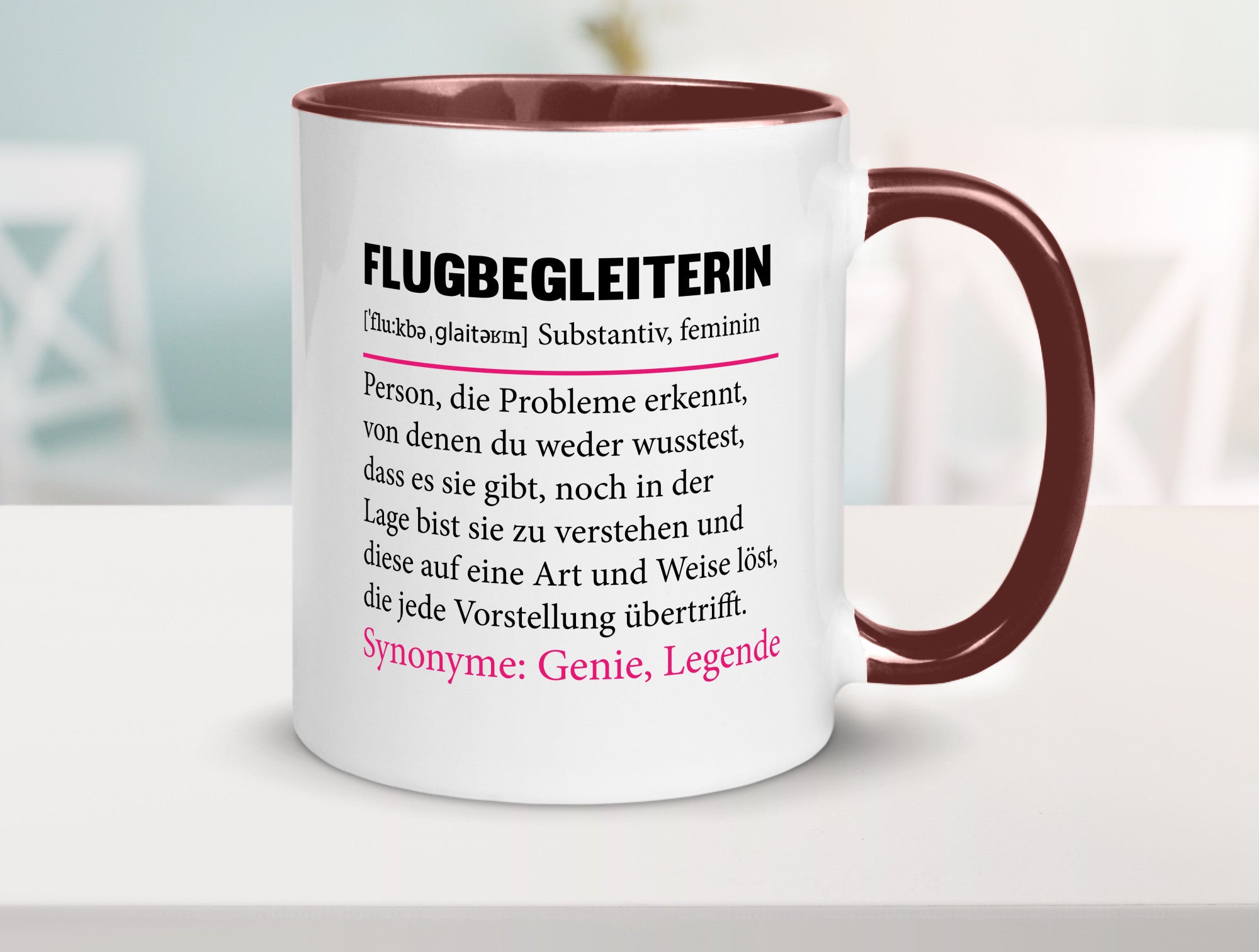 Flugbegleiterin | Spruch Stewardess Flughafen lustiger Geschenk Humor