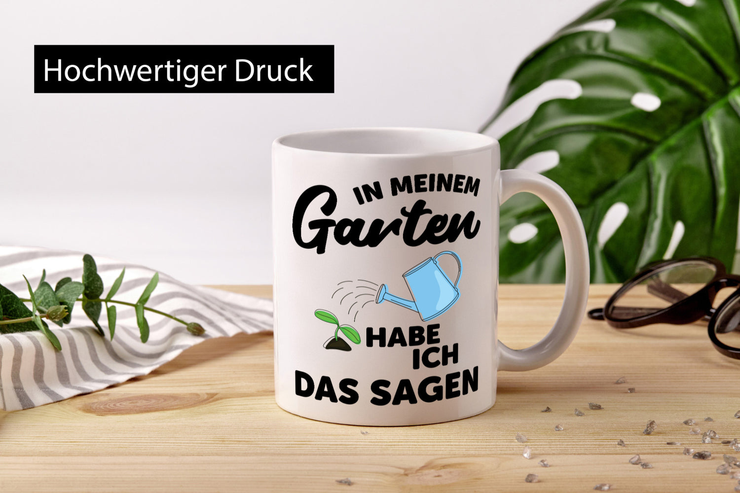 Ich habe das sagen im Garten | Gärtner Pflanzen lustiger Spruch Geschenk Humor