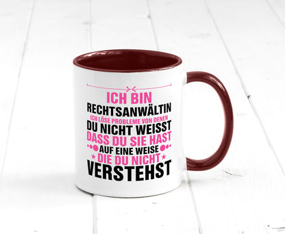 Löse Probleme: Rechtsanwältin | Jurstin Anwältin v2 Geschenk Humor Geschenkidee