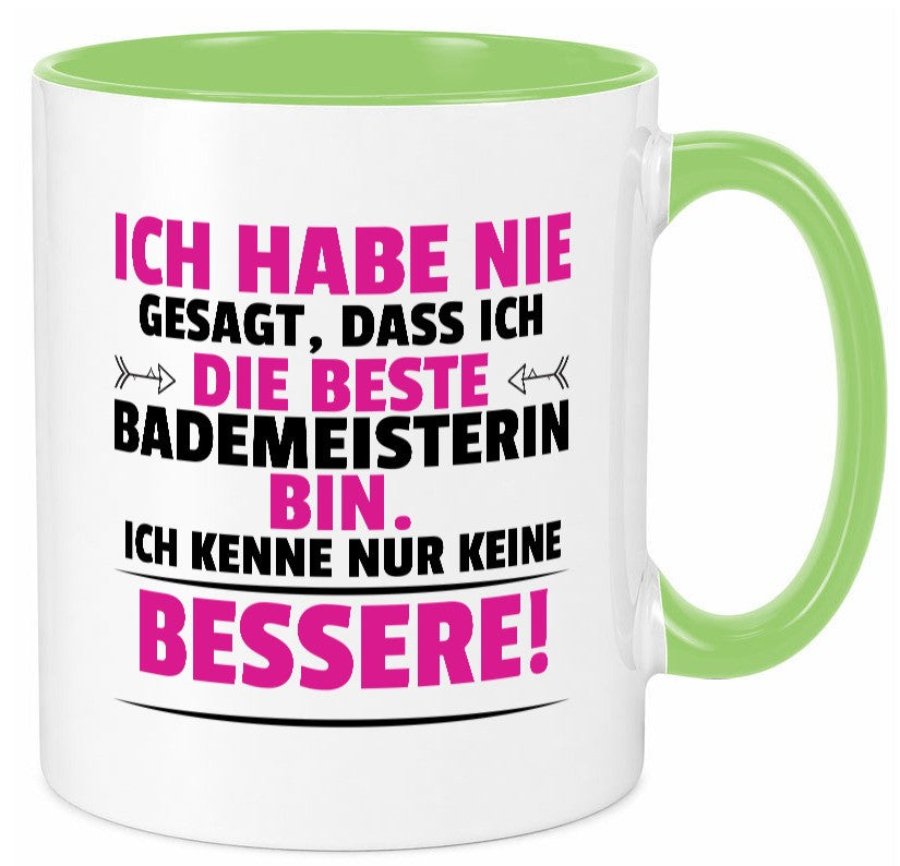 Die Beste Bademeisterin | Schwimmmeisterin Geschenkidee Humor Tasse
