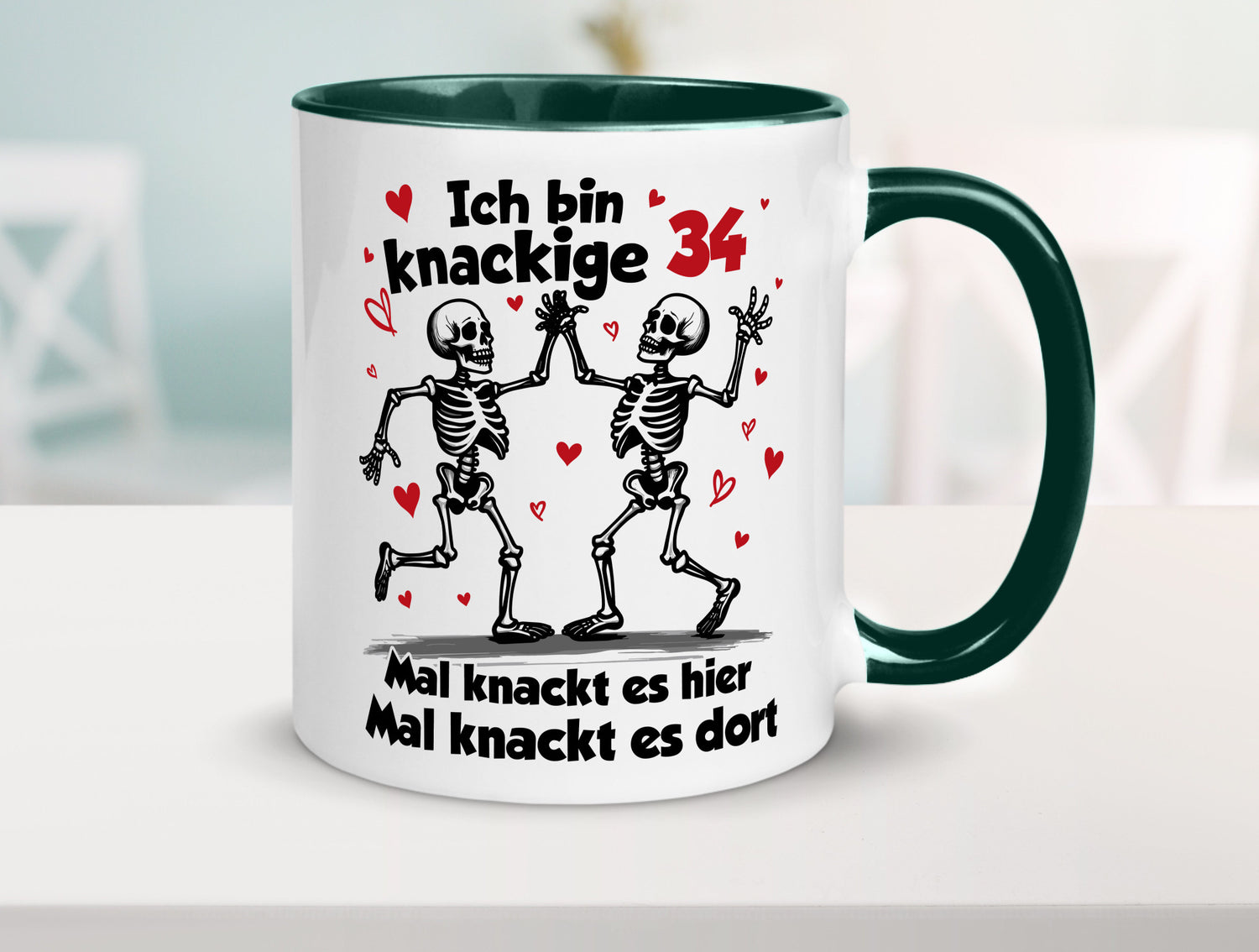 34. Geburtstag | Knackige 34 Ich bin alt v2 lustiger Spruch Geschenk