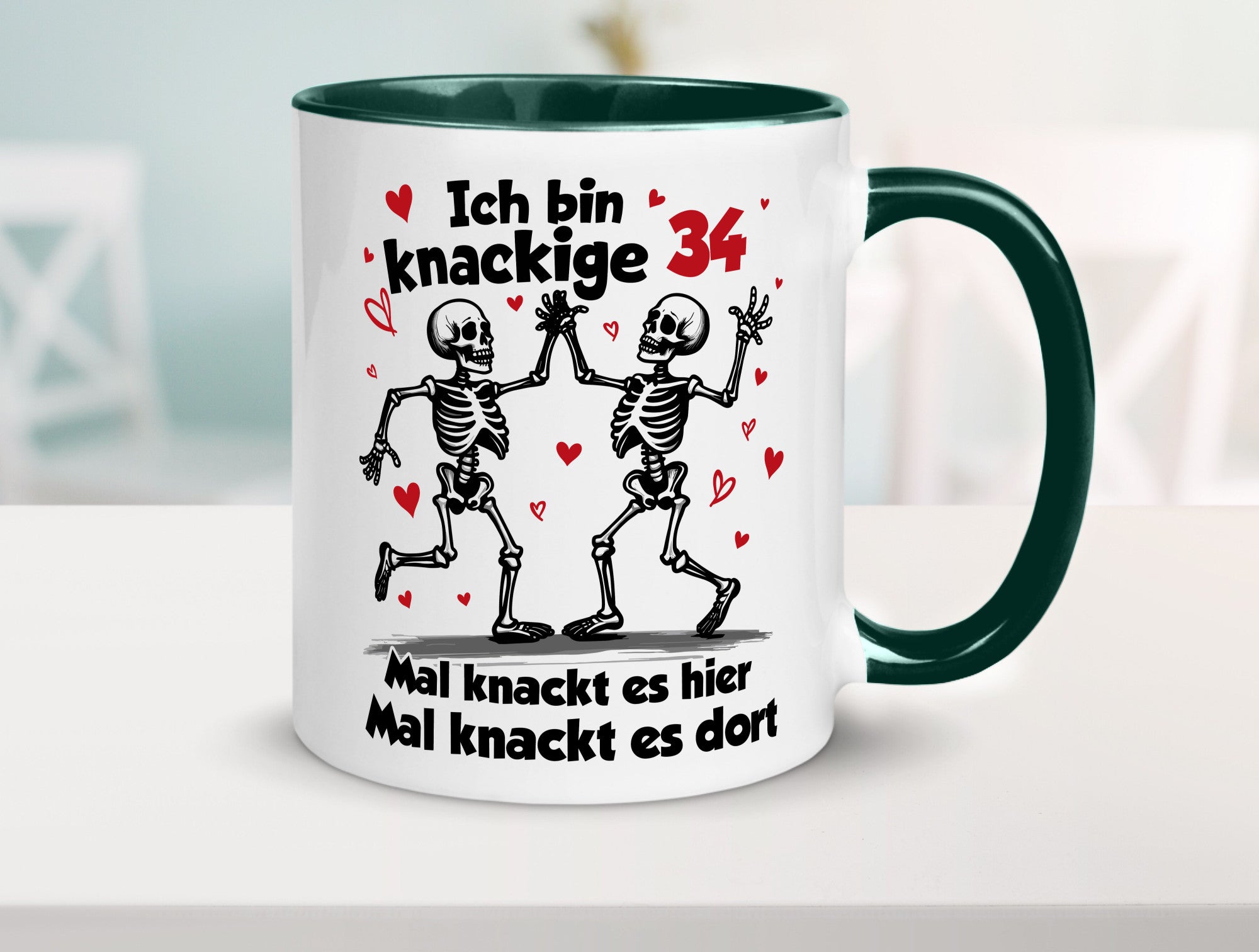 34. Geburtstag | Knackige 34 Ich bin alt v2 lustiger Spruch Geschenk