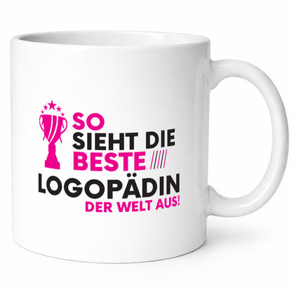 Die Weltbeste Logopädin | Sprachtherapie Humor Geschenkidee Tasse