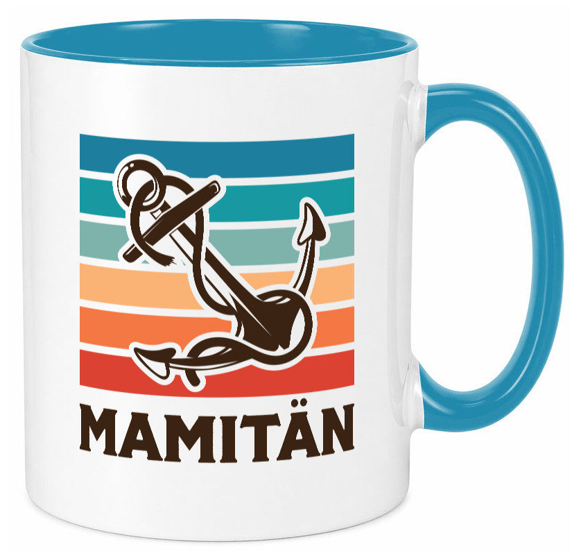 Mamitän | Schiff Boot Amker Muttertag Geschenk Familie Geschenkidee lustiger Tasse