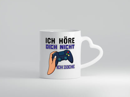 Ich höre dich nicht zocke lustig Humor Geschenkidee Geschenk Tasse