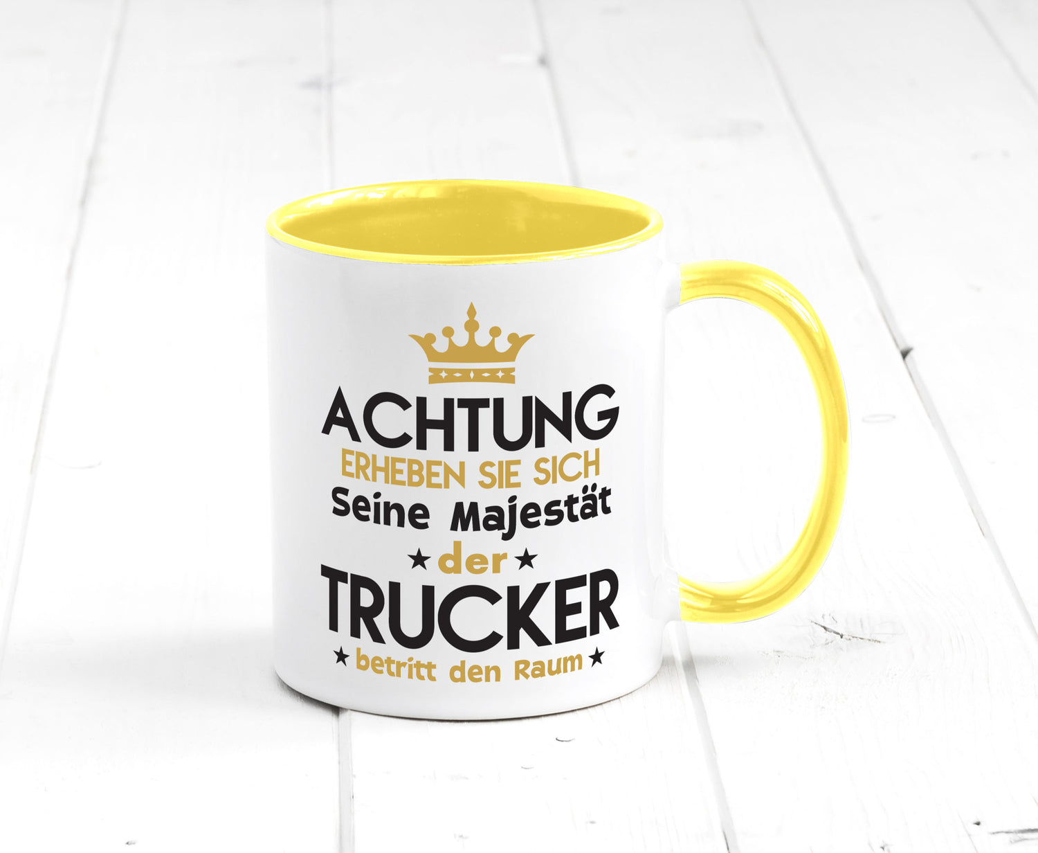 Seine Majestät Trucker | LKW Fahrer Beruf Humor Arbeit Kollegen Büro