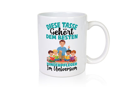 Im Universum: Kinderpfleger | Pfleger Kinder lustig Humor Geschenkidee Geschenk